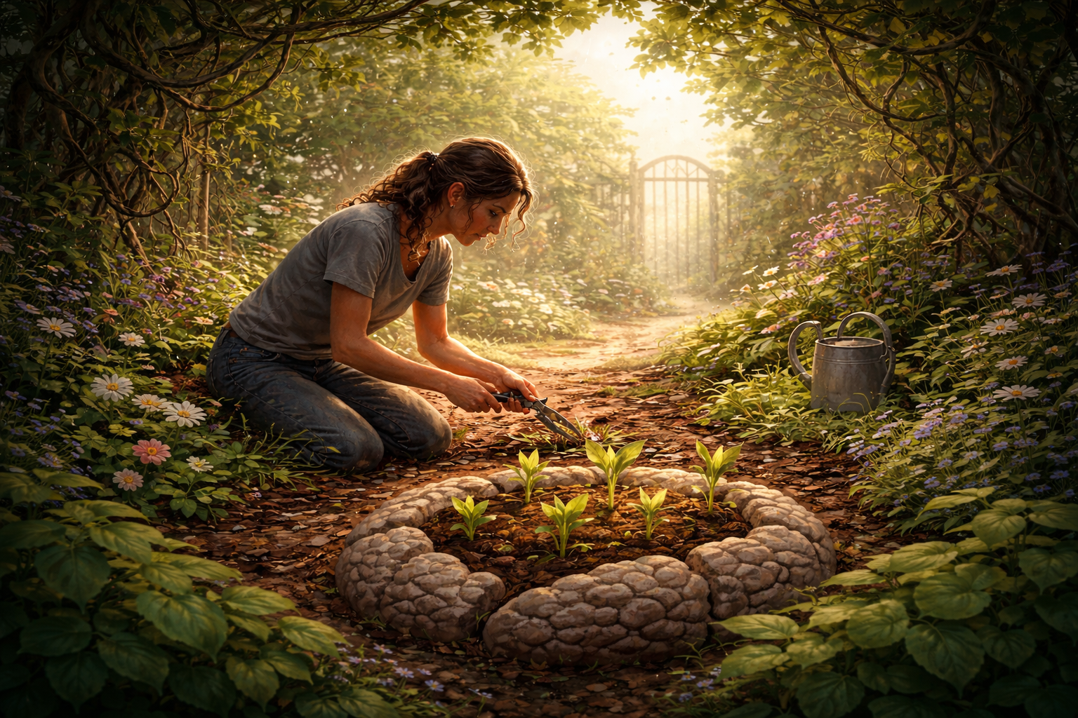 The Garden of Rewiring: Healing Trauma Through Self-Compassion and Renewal